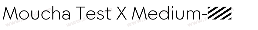 Moucha Test X Medium字体转换